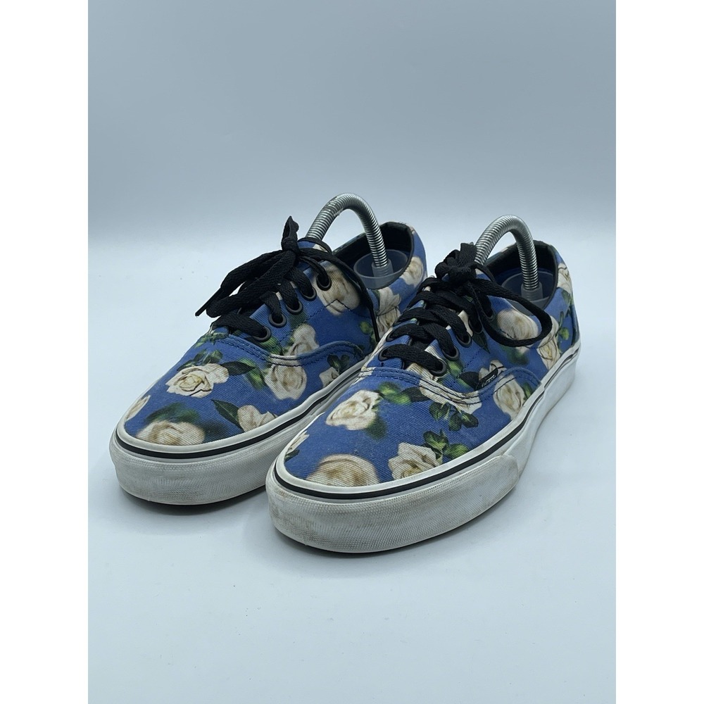 VANS Era 'Romantic Floral' Shoes Blue/White/Black Men's US 8M 9.5W